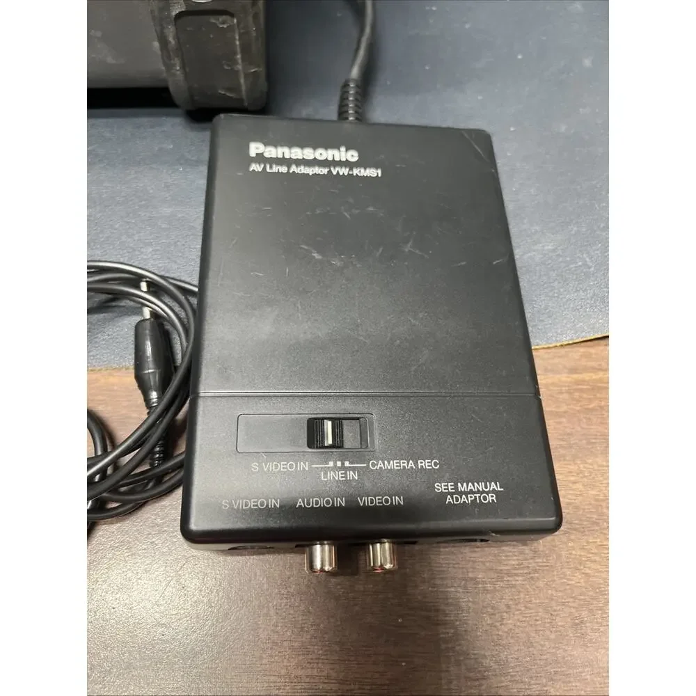 Vintage 1988 Panasonic AG-450 S-VHS Camcorder Reporter Kit w/Case, & Accessories